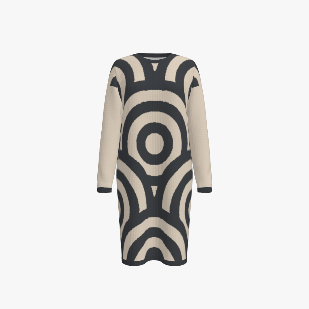 NOIR ÉCRU - Round Neck Tunic