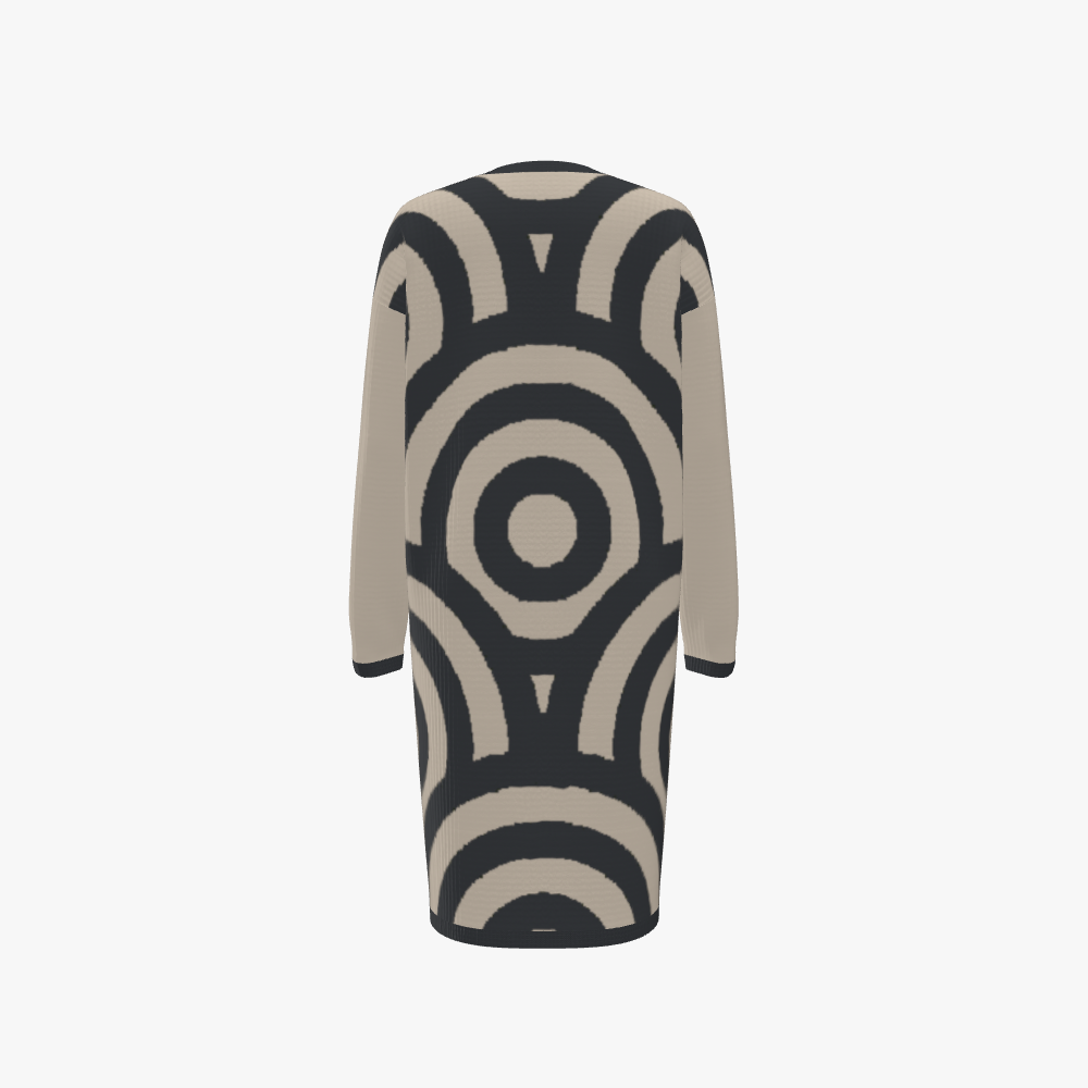 NOIR ÉCRU - Round Neck Tunic