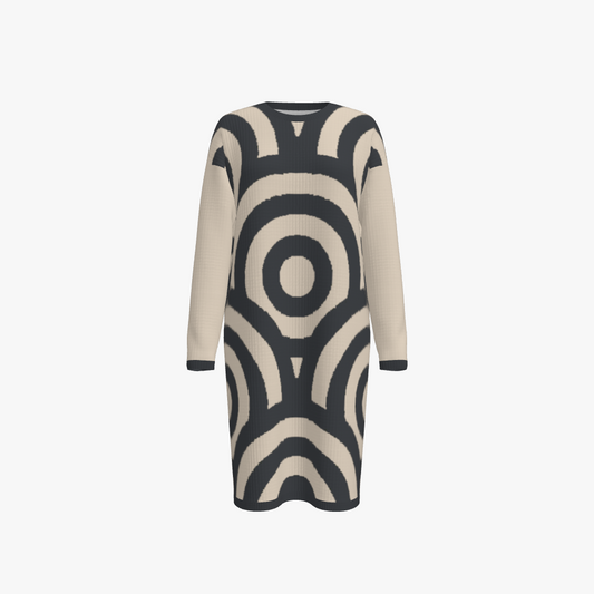 NOIR ÉCRU - Round Neck Tunic