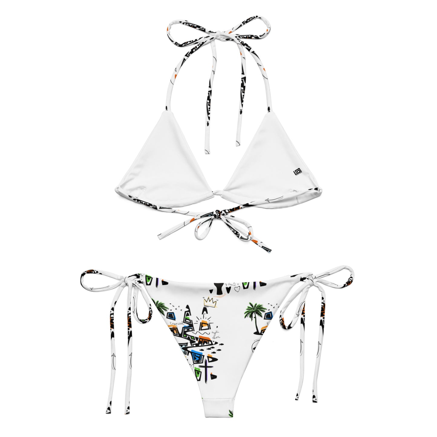 TROPICAL - Recycled String Bikini