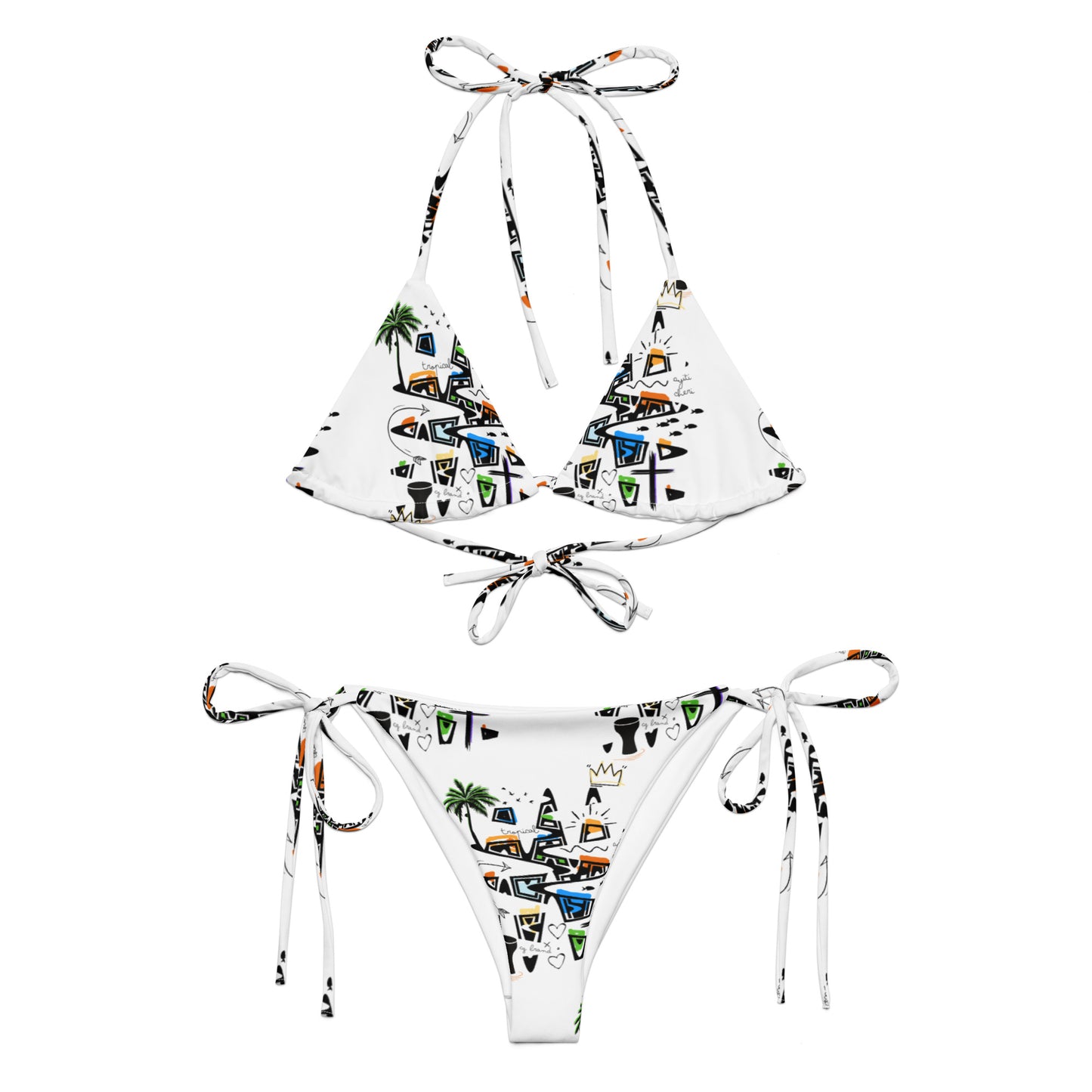 TROPICAL - Recycled String Bikini