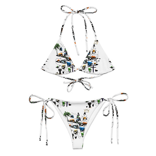 TROPICAL - Recycled String Bikini