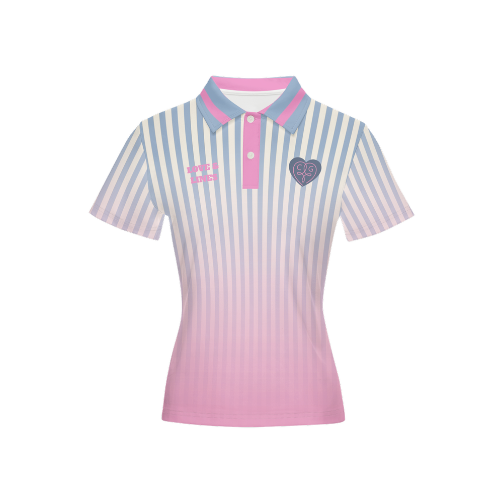 LOVE & LINES - Women's Simfit Polo