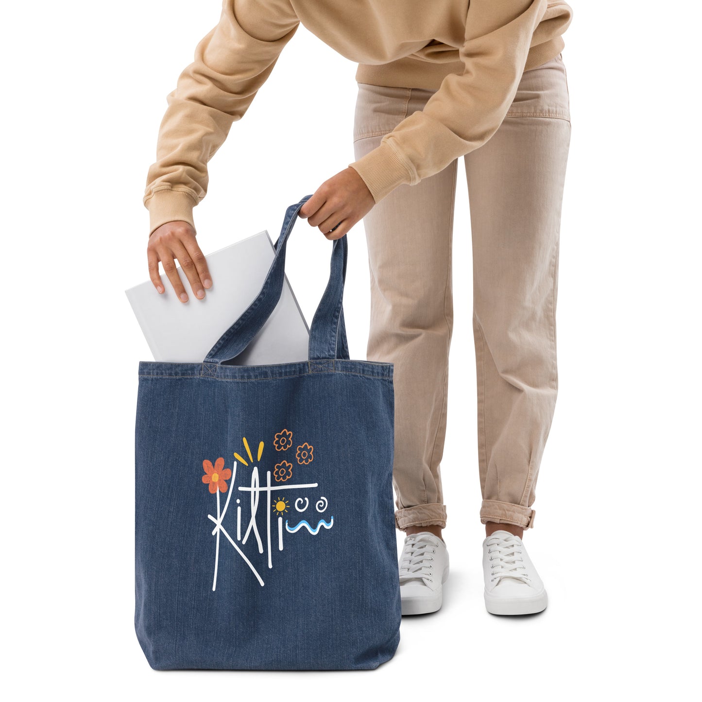 KILTI - Organic denim tote bag